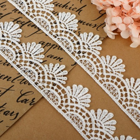 Lace Hypure, 40 mm × 9 ± 0.5 m, white color-1