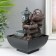 The desktop fountain from the network, backlight "Chinese house on the rock" 18.5x13x13 cm
