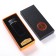 Electronic lighter "Bold, strong, fair", USB, spiral, 3 x 7.3 cm, black