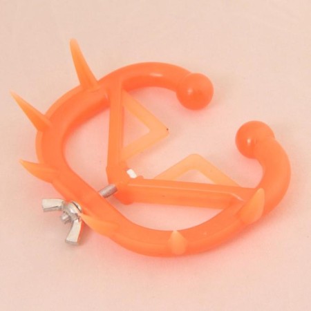 Ring against self -evidence, 10.5 × 7.5 cm, orange-1