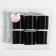 Metallized thread, 91 ± 1 m, black color