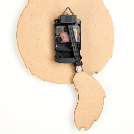 Watch Wall children's "Raccoon", with a pendulum, 22 x 41 cm-2