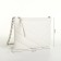 Women's bag with lightning, white color