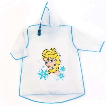 Children's raincoat, size l, 110-120 cm, cold heart-3