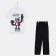 A set for a boy (T-shirt, trousers) KAFTAN "HYPE", height 146-152, white/black color