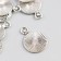Decor for creativity Metal "Pocket watch" silver 2.9x2.2 cm
