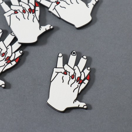 Decor for the work of the Acryl "Hiring Hand" 4.4x3.2x0.2 cm