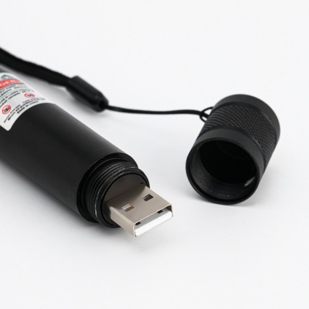 Laser pointer 532 nm, 500 mAh, range up to 1 km, USB, green beam-1
