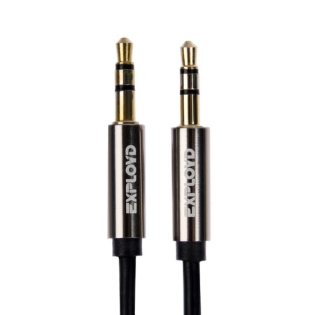 EXPLOYD EX-K-476 Jack 3.5 (M) cable-Jack 3.5 (M), for micro and headphones, 1 m, black-3