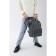 School textile Backpack “Live in a high”, with a pocket, 25x13x38, gray