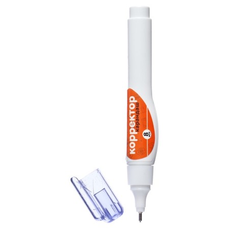 Pencil corrector 8 ml, metal tip, based on the solvent-2