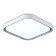 LED ceiling LED Ambrella Light, Air, FZ1256, LED, 27 W, 2025LUM, 5000K, white, gray color
