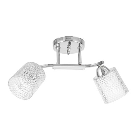 Ceiling chandelier "Amis" E27 2x40W chrome 44x17x22cm
