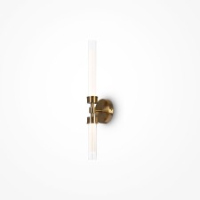 Bra Maytoni Mod116wl-L7BS3K, 2XLED, 7W, 10.8x12x56.6 cm, 600lm, brass color