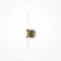 Bra Maytoni Mod116wl-L7BS3K, 2XLED, 7W, 10.8x12x56.6 cm, 600lm, brass color