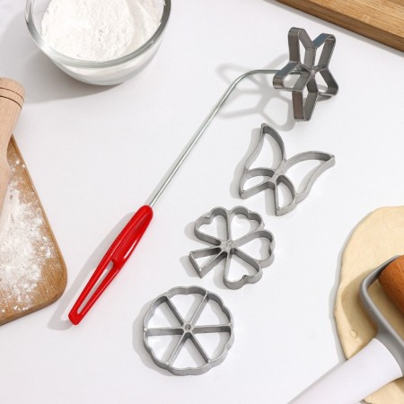 The shape for brushwood is the shade, 4 nozzles, d = 7 cm, silver color-3