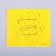Paper napkins “Happy birthday”, balls 20 pcs, gold embossing, 25 x 25cm