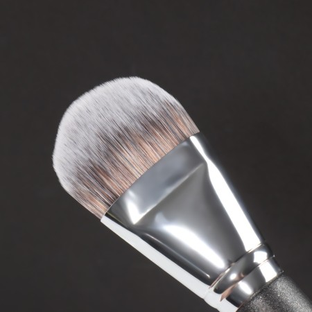 Premium makeup brush, 16.5 cm, black color-2