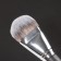 Premium makeup brush, 16.5 cm, black color
