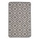Eco carpet, rectangular, 50x80 cm, polypropylene 100%, jute