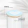Lid for cans/teapots/mugs/containers, bamboo "Love", 8.5 cm., Silicone laying