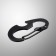 Black 5cm carbine, opener, keys ring