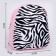 School textile Books “Zebra”, 27x10x23 cm, pink color