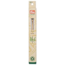 Knitting hook, bamboo, 4.5 mm/15 cm