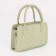 Bag Women's Tout with zipper, long belt, green color