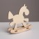 Swear "Horse", 10x10x2.1 cm