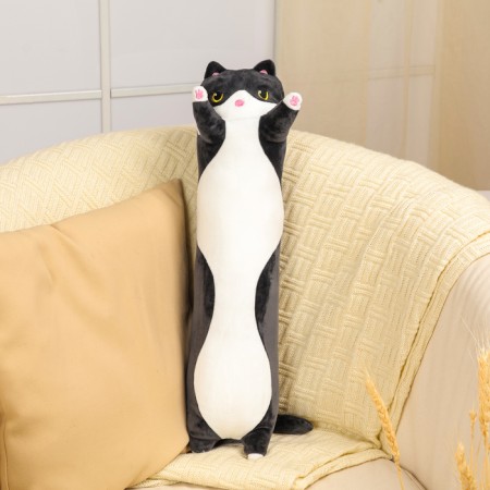Soft toy-podushka "cat", 50 cm, black color