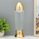 Lava-lamp "Whirlwind" LED from batteries 3haa USB gold 7x7x28cm