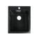 Kitchen carrier made of stone Marrbaxx Lindy Z8Q4, 425x500x195 mm, glossy, black