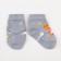 Socks crumb I am "cosmos", gray, 6-8 cm