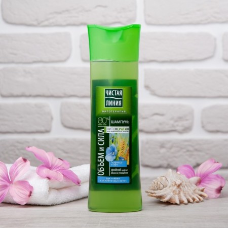 Hair shampoo Pure Line “Volume and Strength”, 400 ml-9
