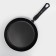 Pan Consul, D = 26 cm, plastic handle, glass cover, anti -stick coating, black color