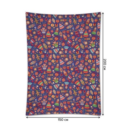 Decorative panel with photo printing "Retro toys", vertical, size 150x200 cm-1