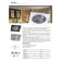 Introductive Lamp Feron DL2801, IP20, G5.3, 50 W, 92x92x25 mm, chromium color