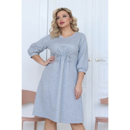 Women's dress, size 56, gray color-7