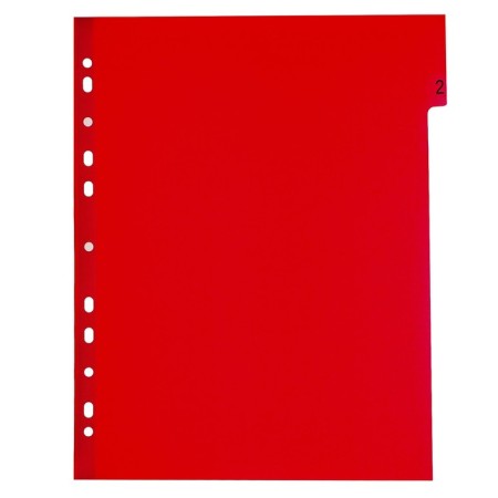 A set of A4+ Office-2000, digital 1-12, color, color, plastic 140 μm-4