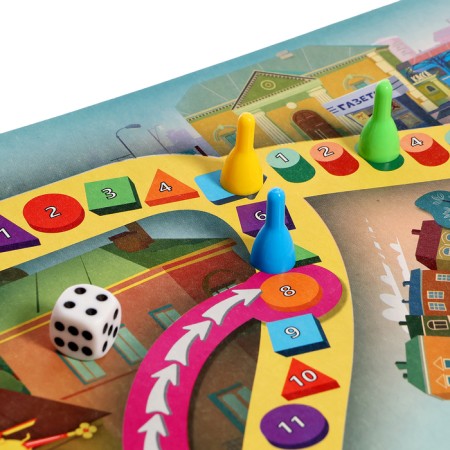 The board game "Soyuzmultfilm. Cheburashka ", 2-4 players, 3+-2