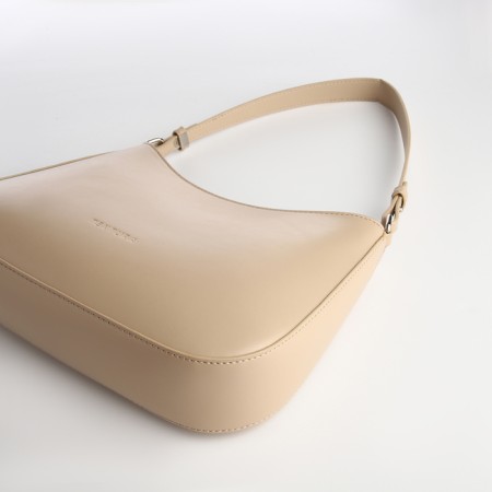Female bag Textura, average size, beige color-4