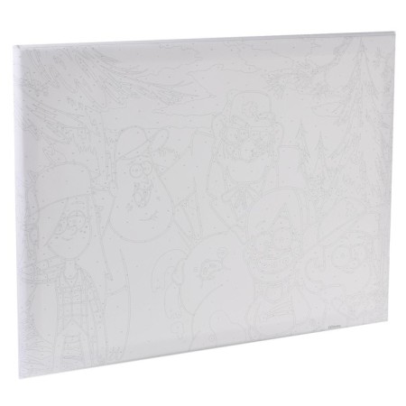 Picture on numbers on a subframe 30x40 cm, gravity farz-4