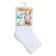 Children's socks, white color, rr 22-24