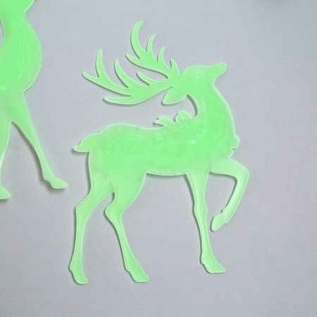 Stick phosphorus "deer" with adhesive pads set 29.5x25 cm-7