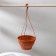 Street Kashpo for flowers suspended "Mirabel", 2.5 l, brown color