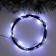 Garland "thread" 5 m Rosa, IP20, black thread, 50 LED, white glow, USB