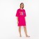 Homemade dress, pink color, size 50