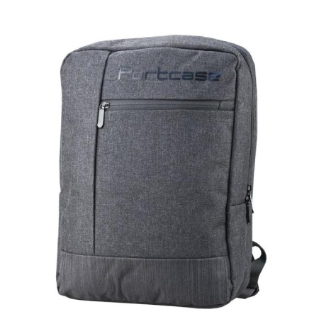 A backpack, a lightning department, a mount on a suitcase, the color is gray