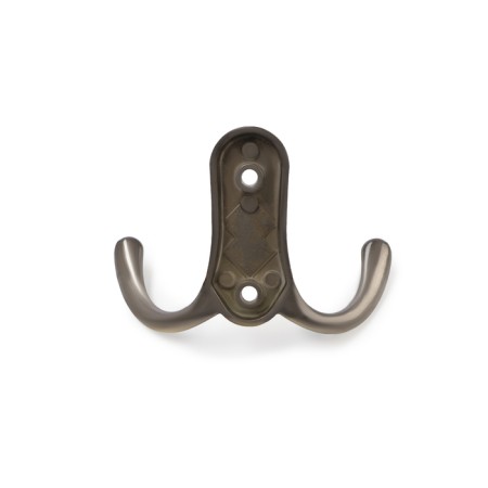 Furniture tundra hook TKD024 Light, two -rod, bronze-3